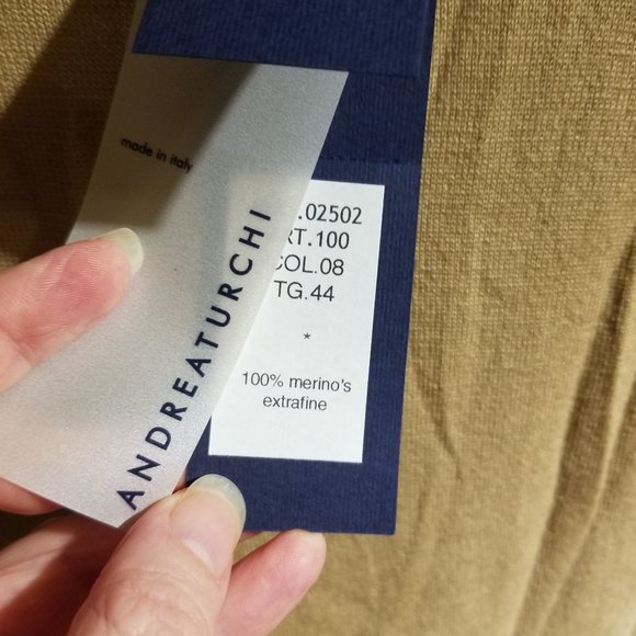 NEW merino wool dress by Andrea Turchi size 6/8 - Picture 5 of 5